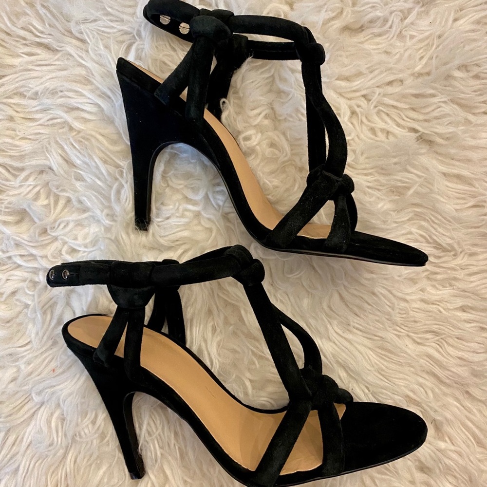 Joe’s Jeans suede sandal heels